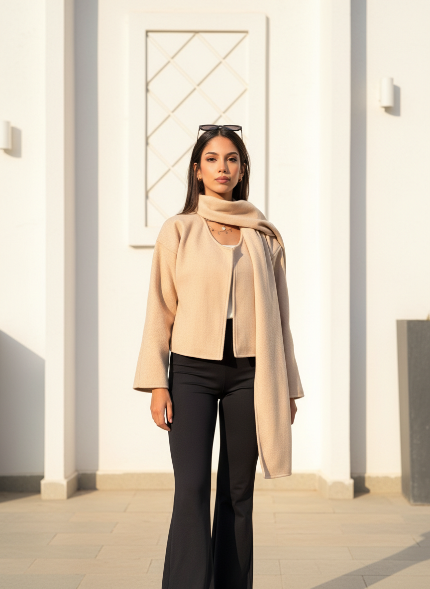 Capri's Scarf Jacket