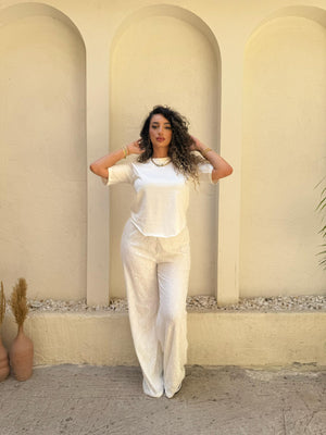 Capri's Jacquard Pants