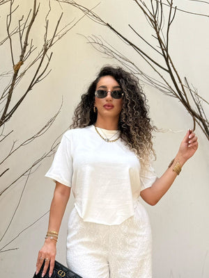 Capri’s White Tee